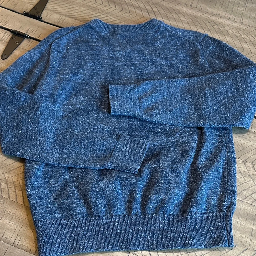 GAP Kids Blue Heather Crewneck Sweater